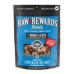 Northwest Naturals Freeze-Dried Chicken Hearts Treats for Dogs & Cats