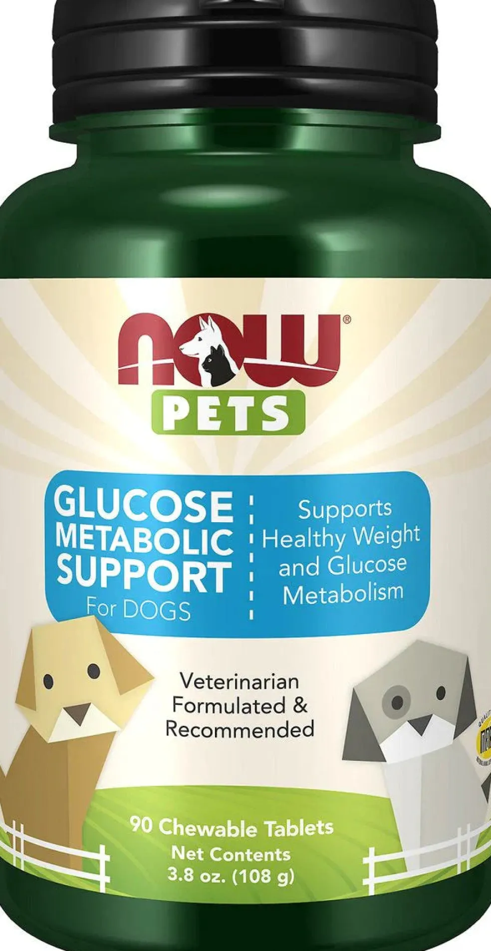 NOW Pets Glucose Metabolic Support 90 ct