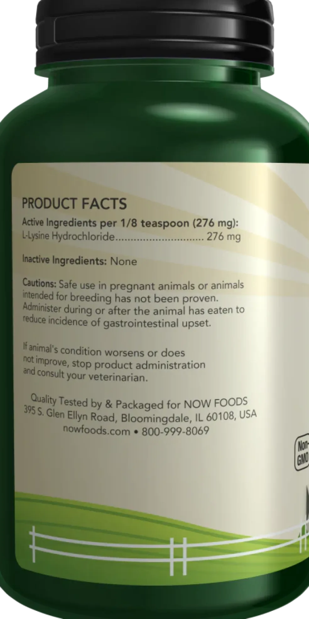 NOW Pets L-Lysine for Cats 8 oz. Powder