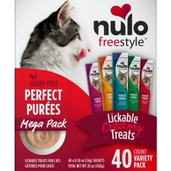 Nulo Freestyle Perfect Purees Variety Pack Grain-Free Lickable Cat Treats