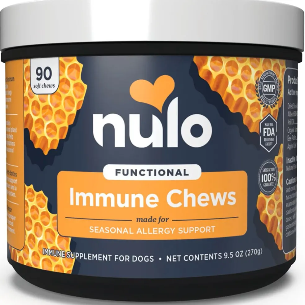 Nulo Functional Immune Soft Chew Supplements for Dogs (90 chews)