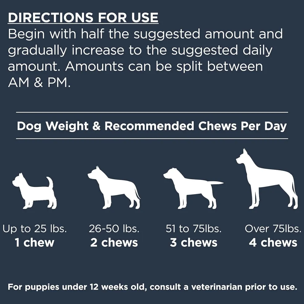 Nulo Multifunctional Advanced All-in-1 Supplement for Dogs (90 soft chews)