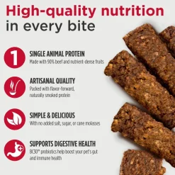 Nulo Premium Jerky Strips Dog Treats, 5-oz