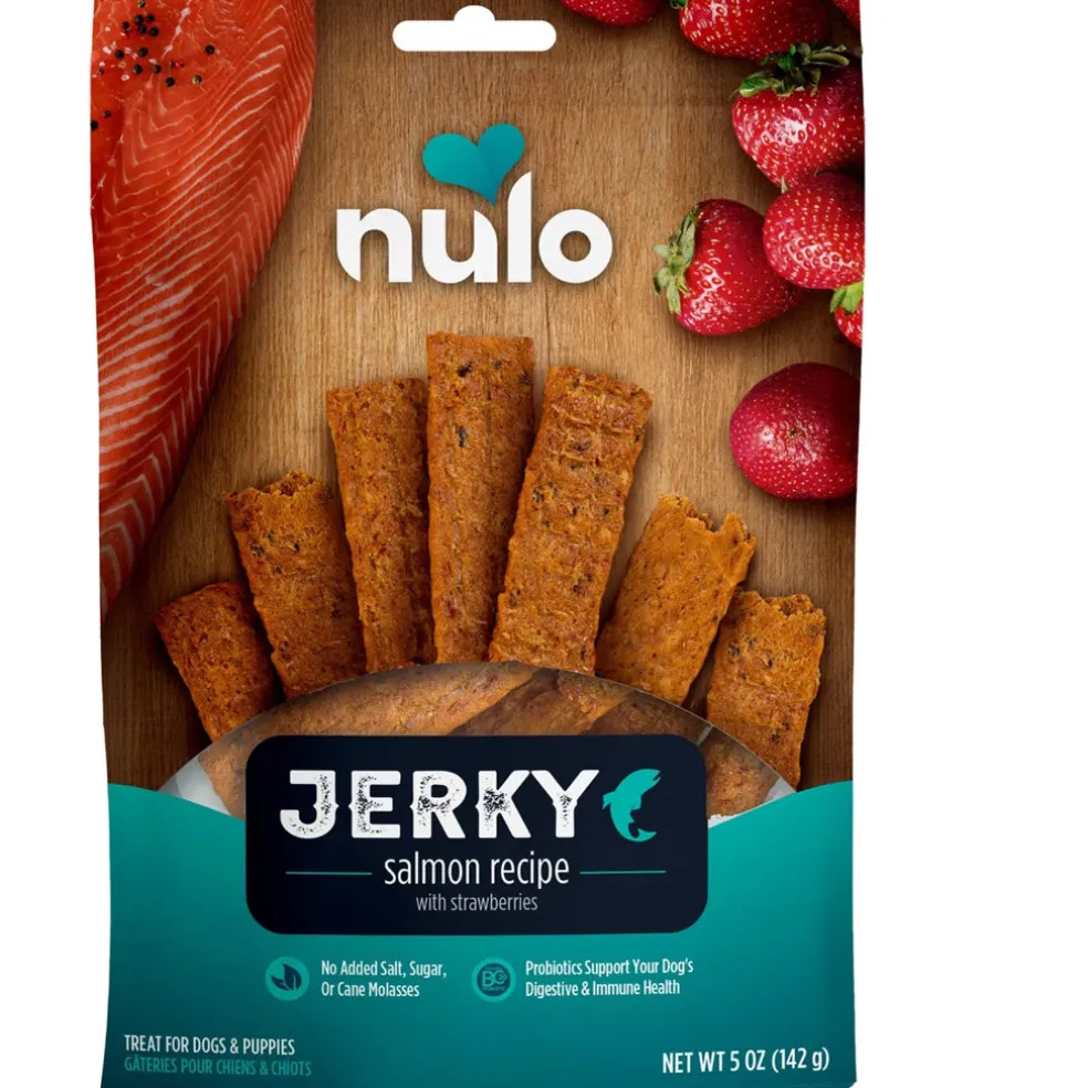 Nulo Premium Jerky Strips Dog Treats, 5-oz