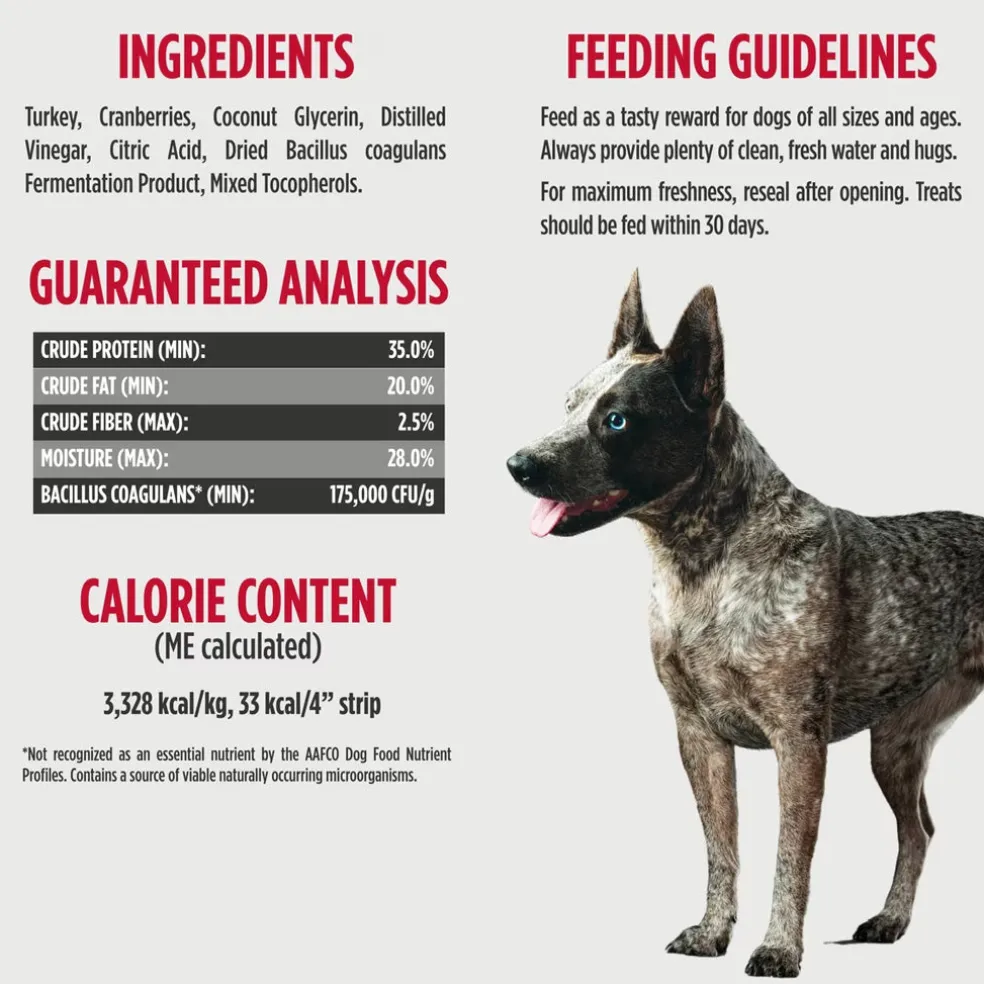 Nulo Premium Jerky Strips Dog Treats, 5-oz