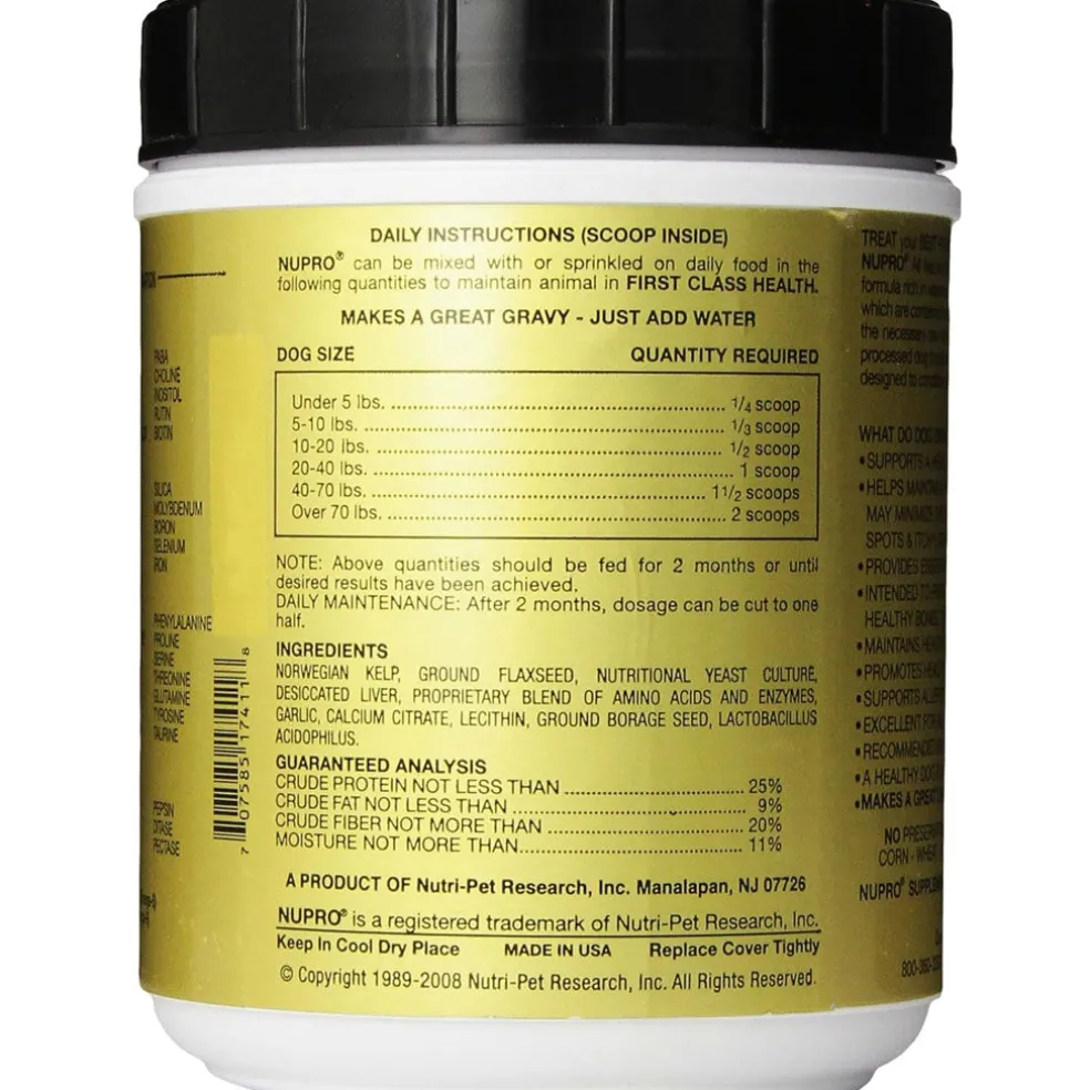 Nupro Gold All Natural Dog Supplement