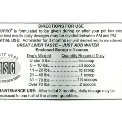 Nupro Silver Joint & Immunity Support Dog Health Supplement
