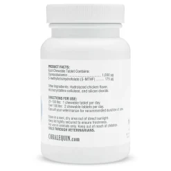 Nutramax Cobalequin B12 Supplement for Medium to Large Dogs, 45 Chewable Tablets