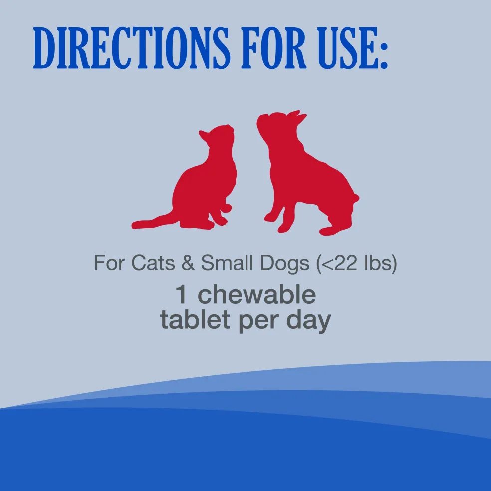 Nutramax Cobalequin B12 Supplement for Cats and Small Dogs, 45 Chewable Tablets