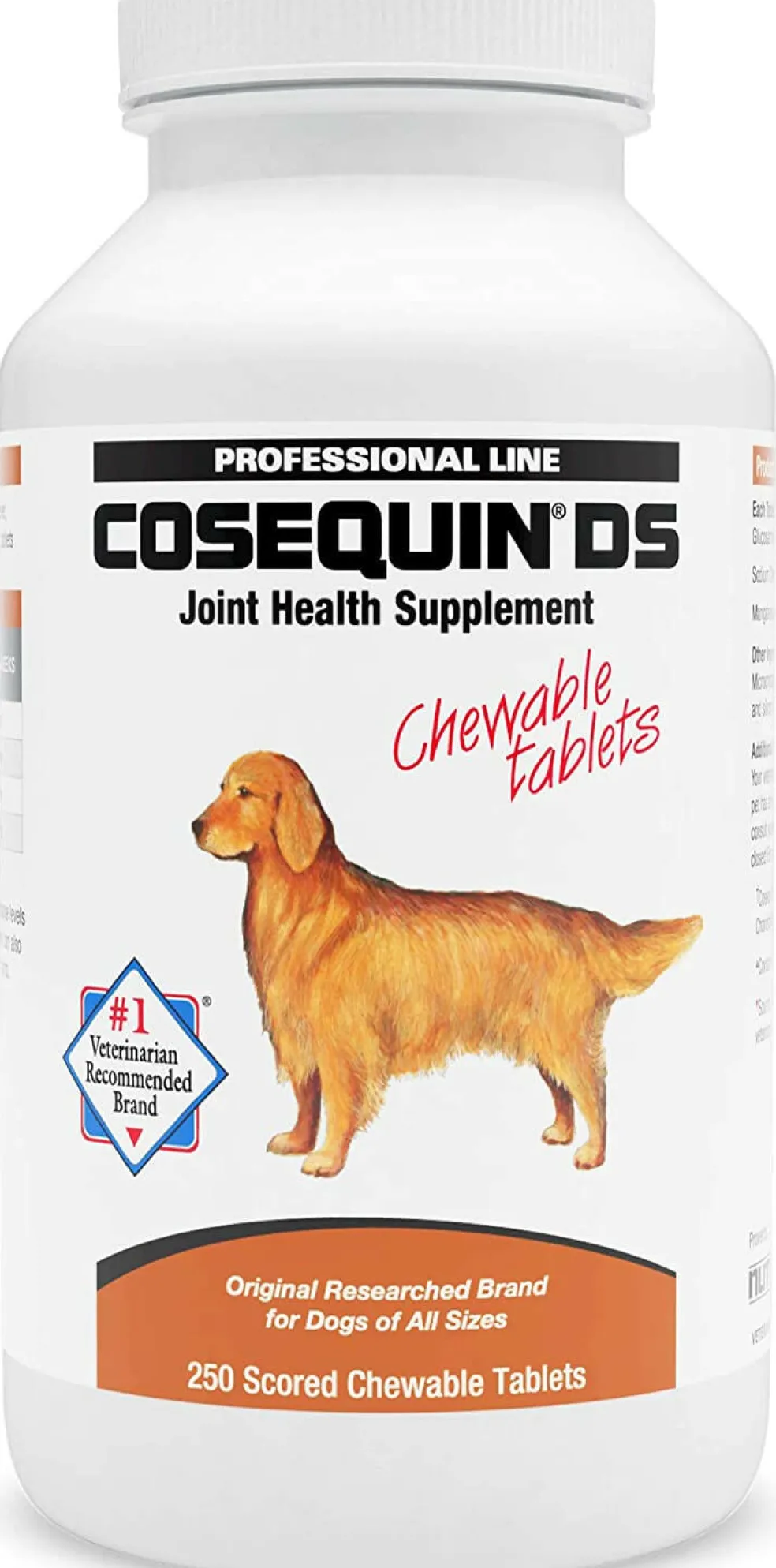 Nutramax Cosequin DS Joint Health Chewable Supplement for Dogs - With Glucosamine and Chondroitin