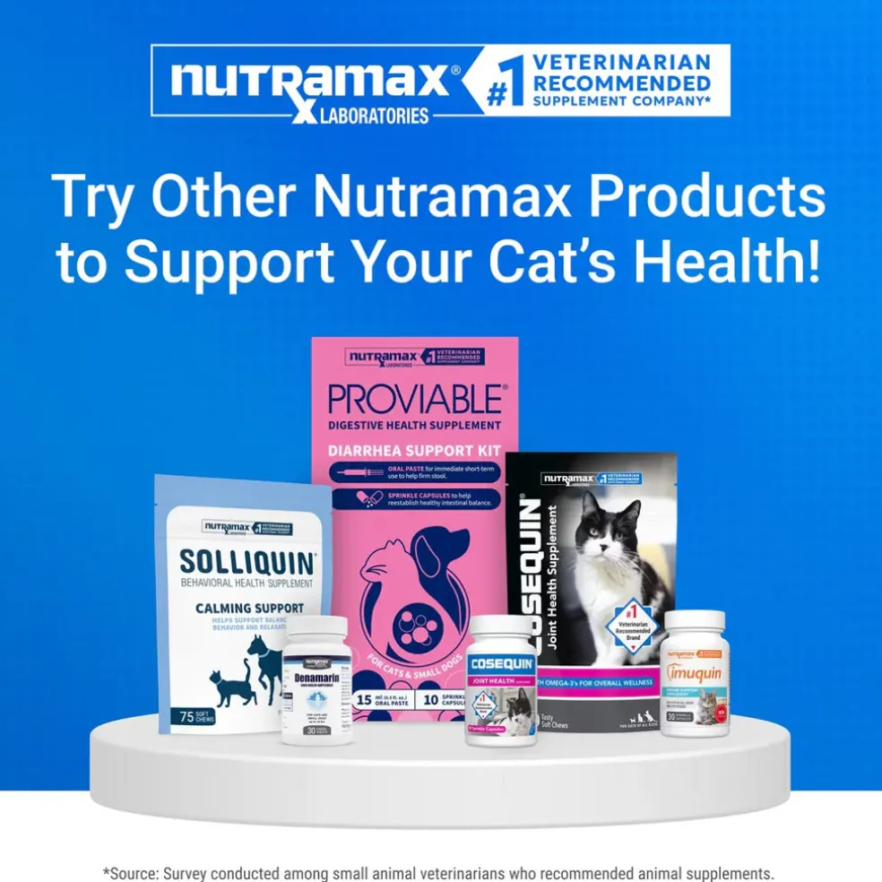 Nutramax Cosequin Joint Health Supplement for Cats - With Glucosamine and Chondroitin, 80 Capsules