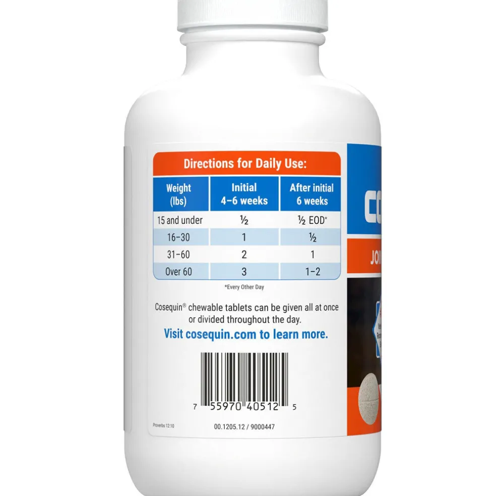 Nutramax Cosequin Maximum Strength Joint Health Supplement for Dogs - With Glucosamine, Chondroitin, and MSM