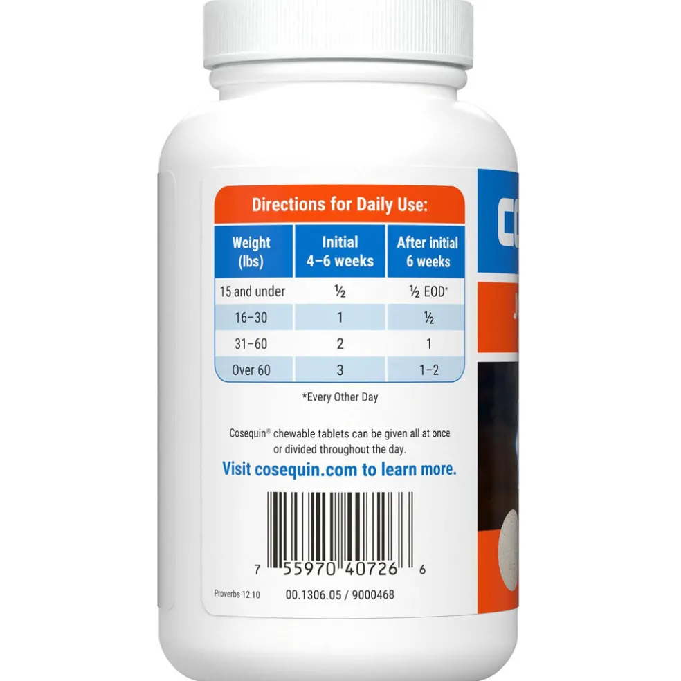 Nutramax Cosequin Maximum Strength Joint Health Supplement for Dogs - With Glucosamine, Chondroitin, MSM, and Hyaluronic Acid