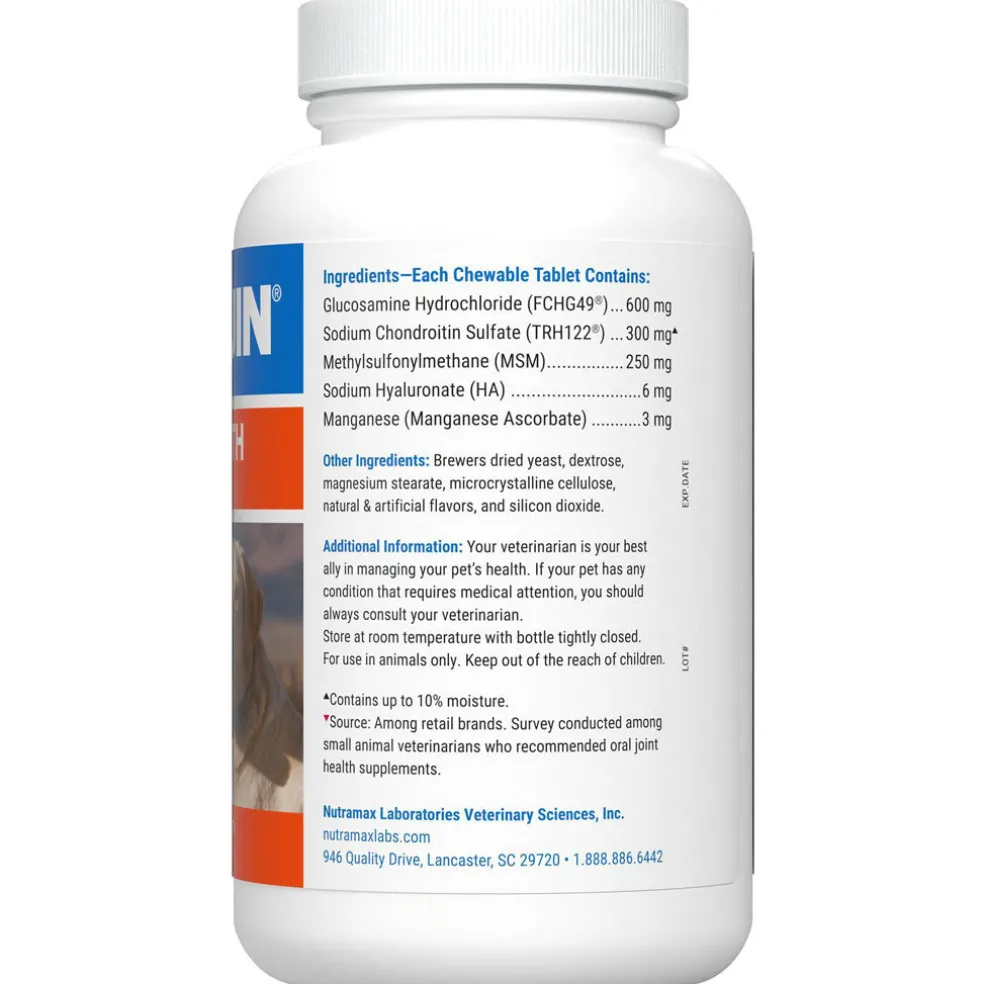 Nutramax Cosequin Maximum Strength Joint Health Supplement for Dogs - With Glucosamine, Chondroitin, MSM, and Hyaluronic Acid