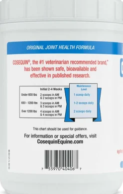 Nutramax Cosequin® Original Joint Health Supplement for Horses - Powder with Glucosamine and Chondroitin
