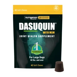 Nutramax Dasuquin Joint Health Supplement for Large Dogs - With Glucosamine, Chondroitin, ASU, MSM, Boswellia Serrata Extract, Green Tea Extract, Soft Chews