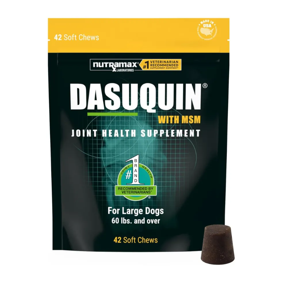 Nutramax Dasuquin Joint Health Supplement for Large Dogs - With Glucosamine, Chondroitin, ASU, MSM, Boswellia Serrata Extract, Green Tea Extract, Soft Chews