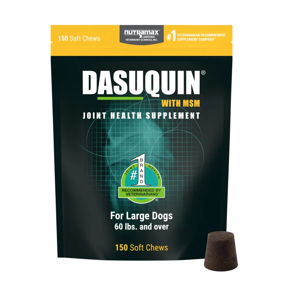 Nutramax Dasuquin Joint Health Supplement for Large Dogs - With Glucosamine, Chondroitin, ASU, MSM, Boswellia Serrata Extract, Green Tea Extract, Soft Chews