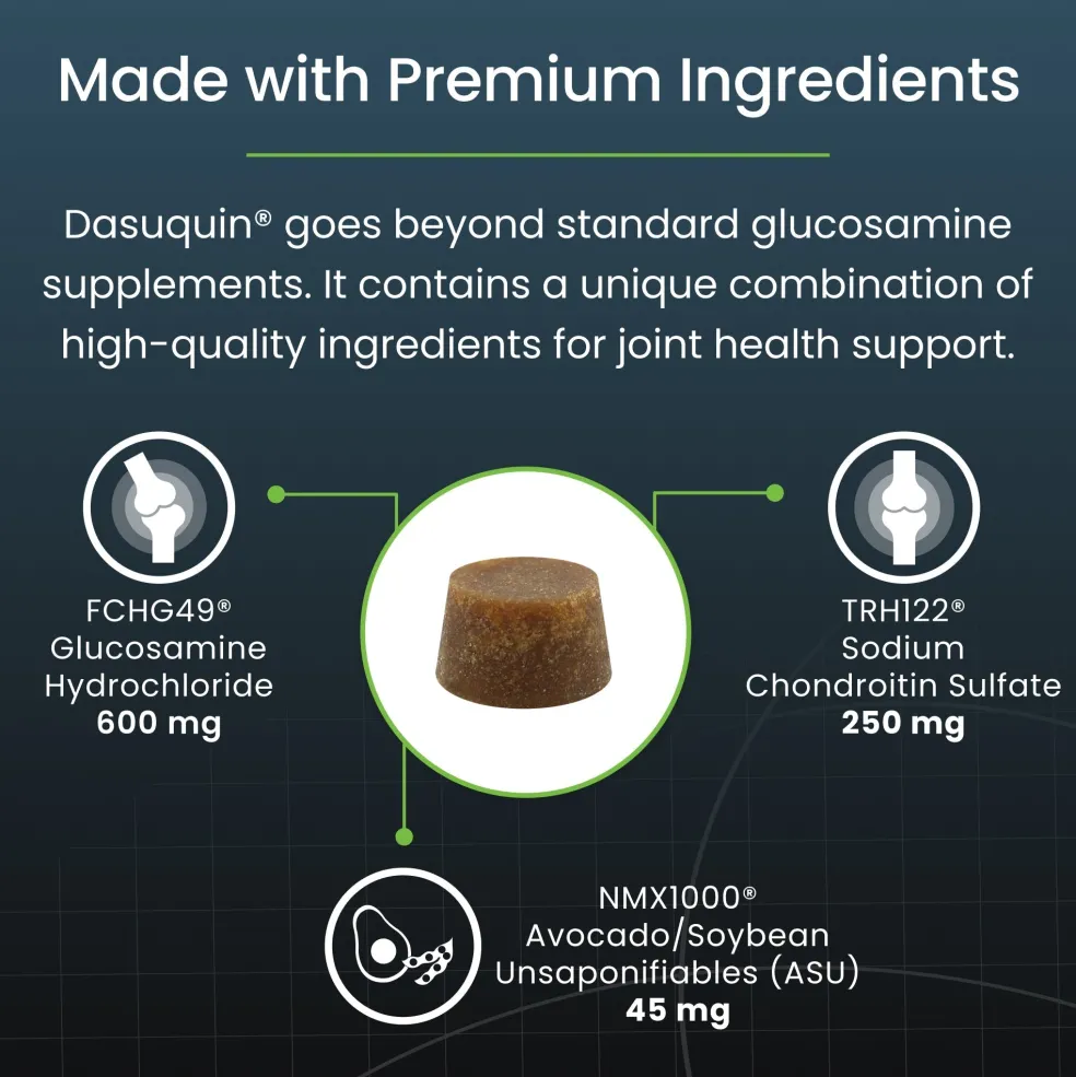 Nutramax Dasuquin Joint Health Supplement for Small to Medium Dogs - With Glucosamine, Chondroitin, ASU, Boswellia Serrata Extract, Green Tea Extract, Soft Chews