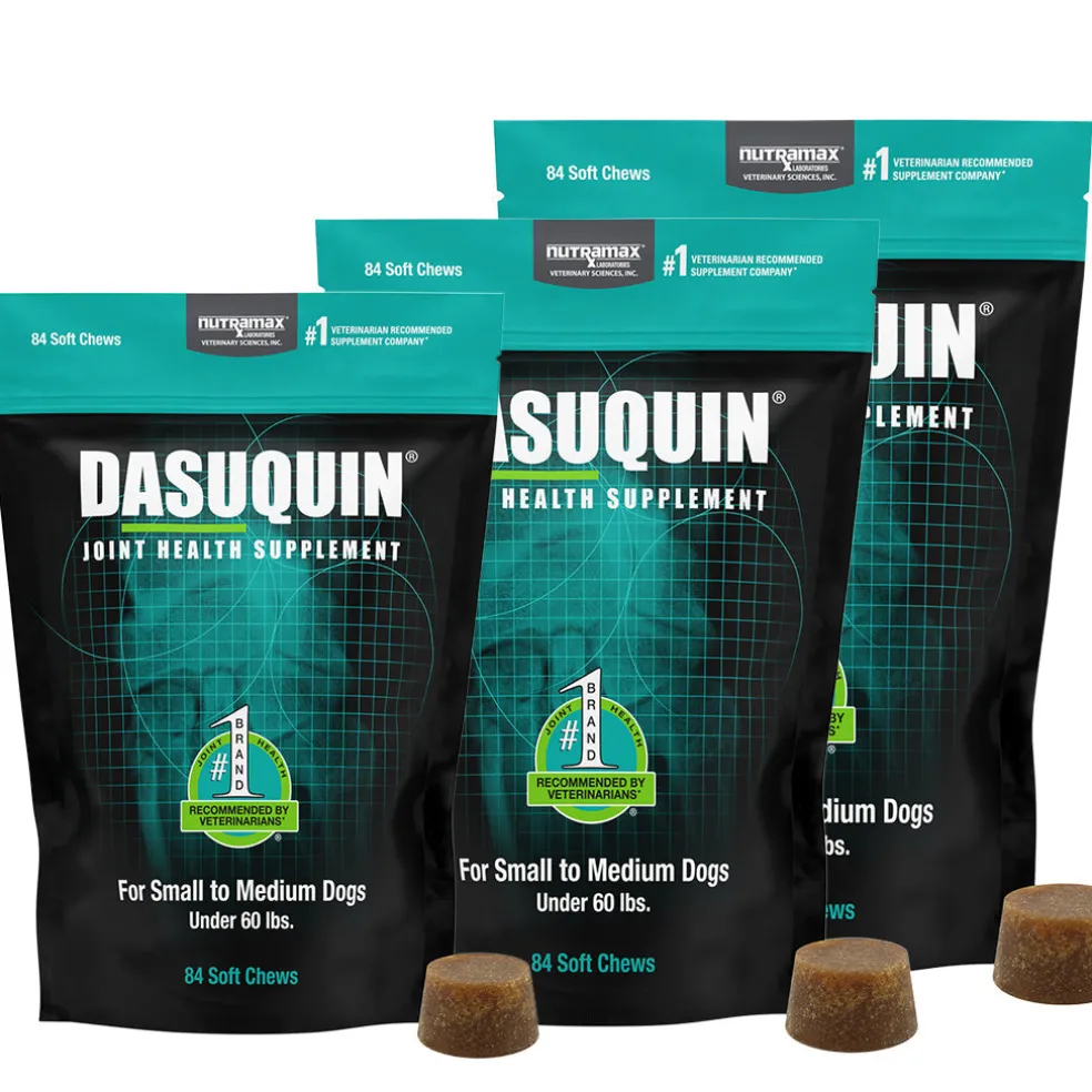 Nutramax Dasuquin Joint Health Supplement for Small to Medium Dogs - With Glucosamine, Chondroitin, ASU, Boswellia Serrata Extract, Green Tea Extract, Soft Chews
