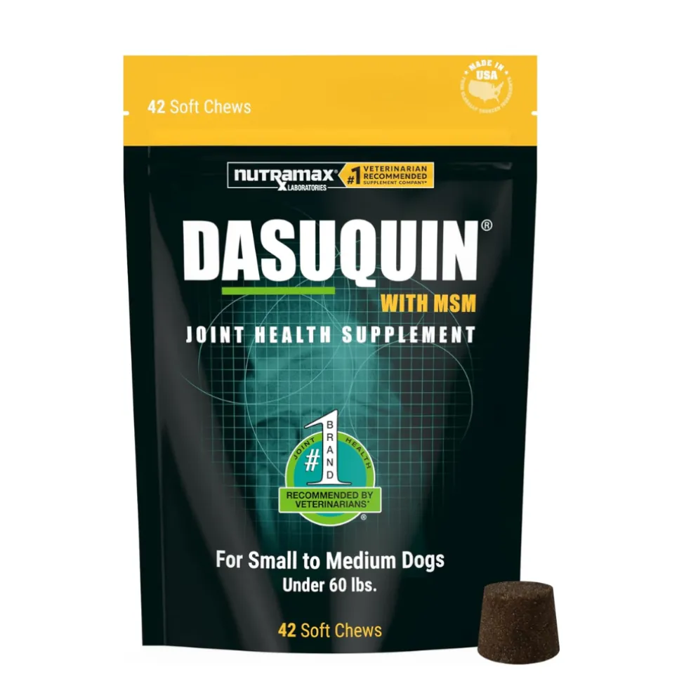 Nutramax Dasuquin Joint Health Supplement for Small to Medium Dogs - With Glucosamine, Chondroitin, ASU, MSM, Boswellia Serrata Extract, Green Tea Extract, Soft Chews