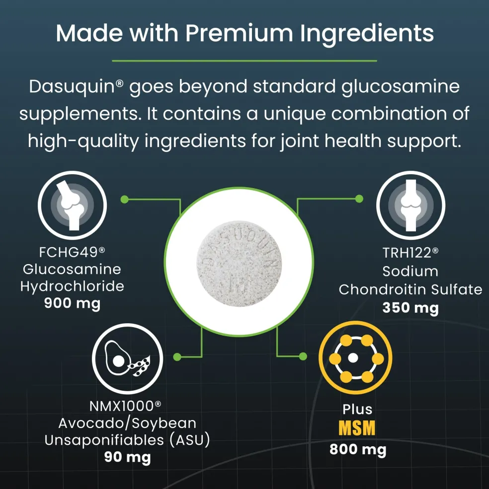 Nutramax Dasuquin with MSM Joint Health Supplement for Large Dogs - With Glucosamine, MSM, Chondroitin, ASU, Boswellia Serrata Extract, and Green Tea Extract, Chewable Tablets