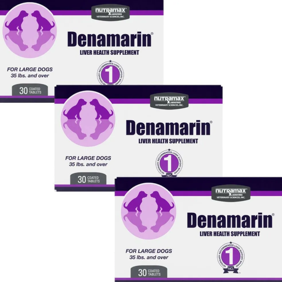 Nutramax Denamarin Liver Health Supplement for Large Dogs, With S-Adenosylmethionine (SAMe) and Silybin