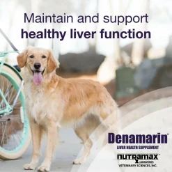 Nutramax Denamarin Liver Health Supplement for Large Dogs - With S-Adenosylmethionine (SAMe) and Silybin, Tablets
