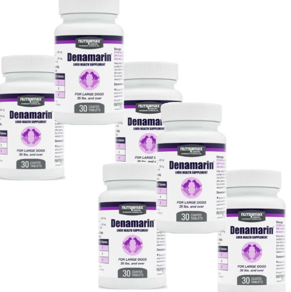 Nutramax Denamarin Liver Health Supplement for Large Dogs - With S-Adenosylmethionine (SAMe) and Silybin, Tablets