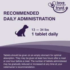 Nutramax Denamarin Liver Health Supplement for Medium Dogs - With S-Adenosylmethionine (SAMe) and Silybin, Tablets
