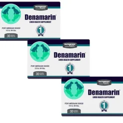 Nutramax Denamarin Liver Health Supplement for Medium Dogs - With S-Adenosylmethionine (SAMe) and Silybin, Tablets