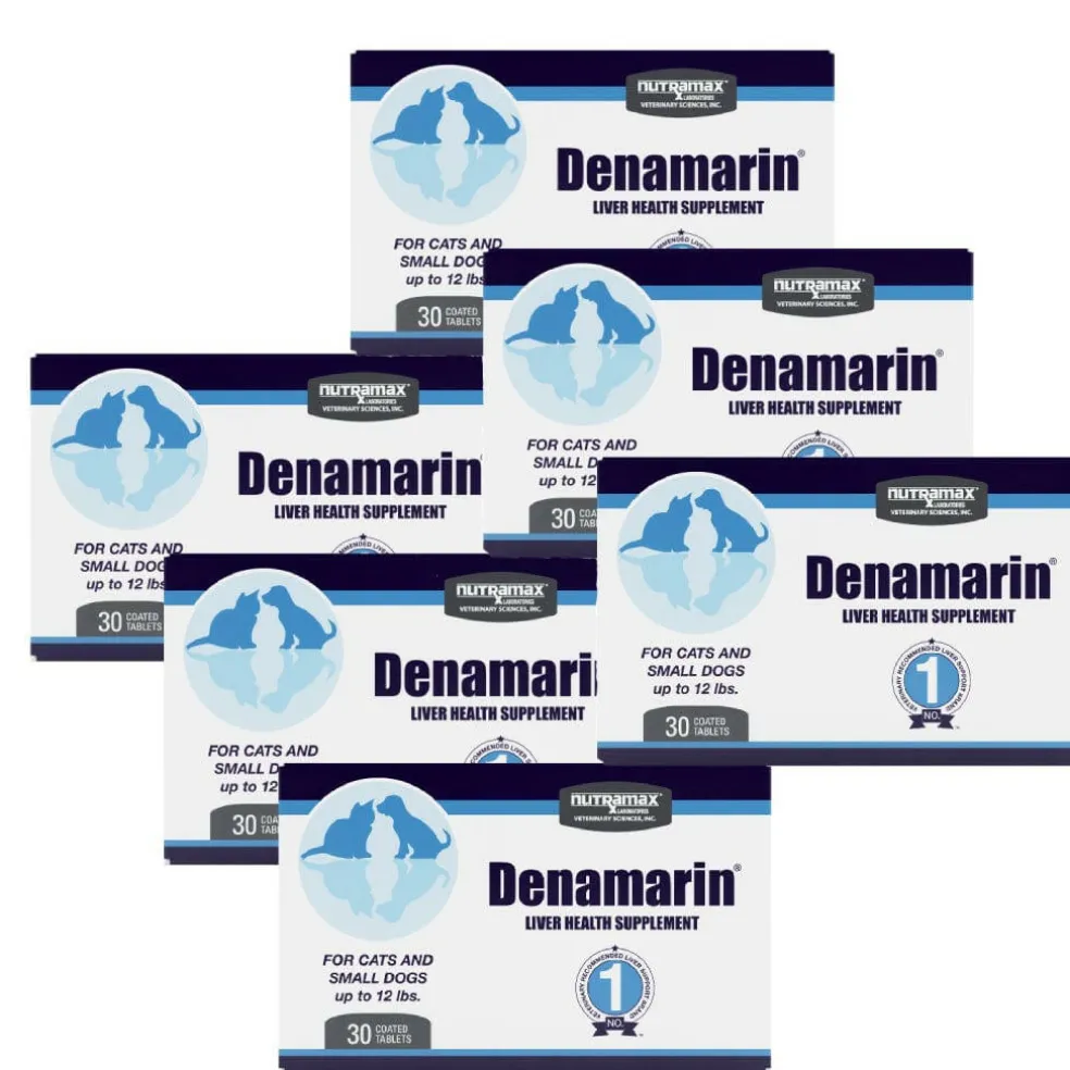 Nutramax Denamarin Liver Health Supplement for Small Dogs and Cats - With S-Adenosylmethionine (SAMe) and Silybin