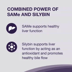 Nutramax Denamarin Liver Health Supplement for Small Dogs and Cats - With S-Adenosylmethionine (SAMe) and Silybin