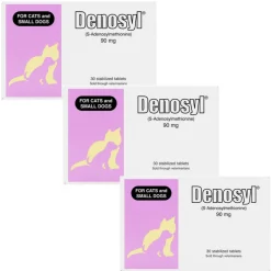 Nutramax Denosyl Liver and Brain Health Supplement for Small Dogs and Cats, With S-Adenosylmethionine (SAMe)
