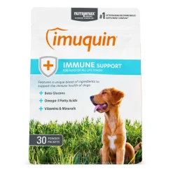 Nutramax Imuquin Immune Health Supplement Powder for Dogs, 30 Packets