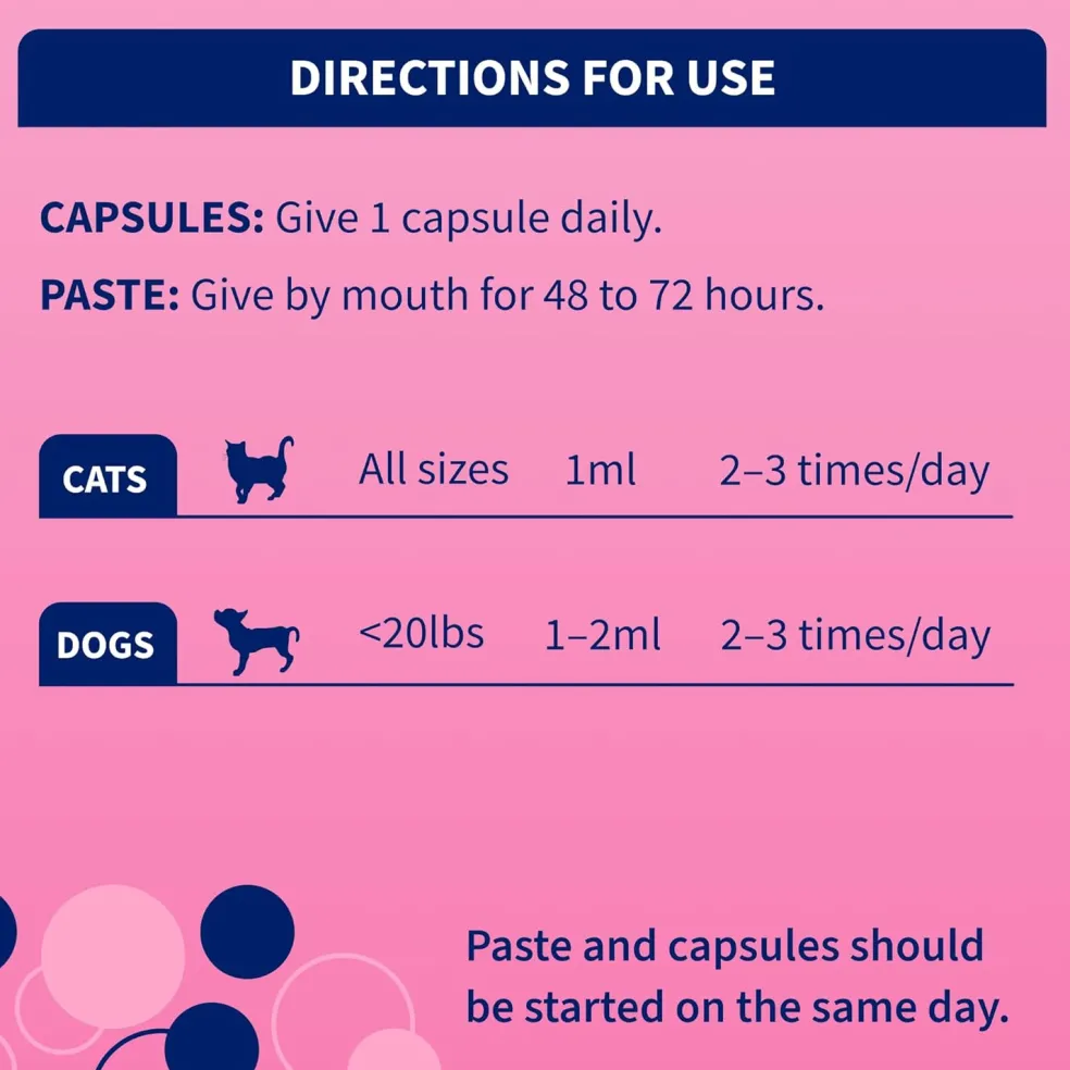 Nutramax Proviable Digestive Health Supplement Kit for Cats And Dogs