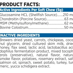NutriSource AmpliFull Mobility Soft Chews Dogs Supplement, Turkey Flavor, 70-count
