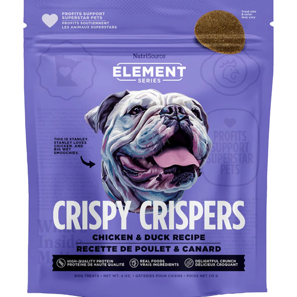 NutriSource Crispy Crispers Chicken & Duck Dog Treats (4 oz)