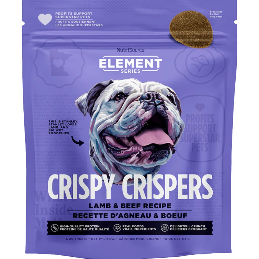 NutriSource Crispy Crispers Beef & Lamb Dog Treats (4 oz)