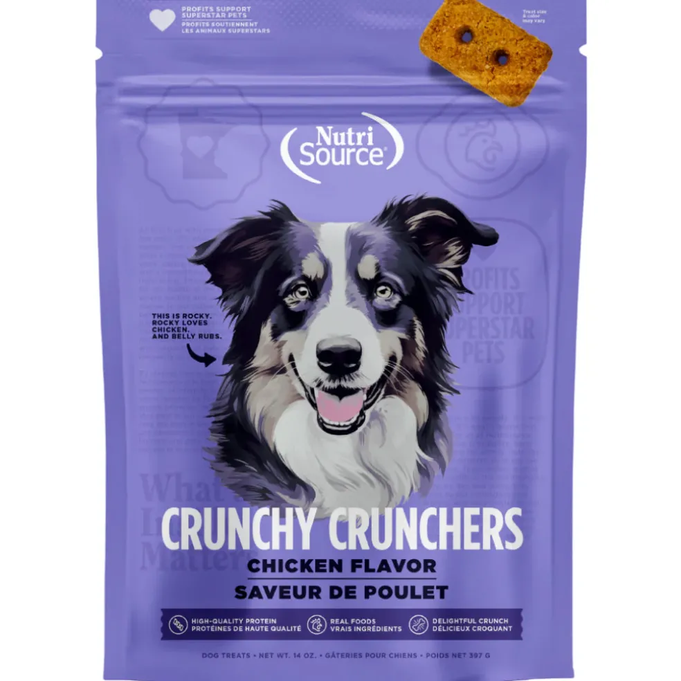 NutriSource Crunchy Crunchers Chicken Dog Biscuits (14 oz)