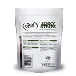 NutriSource Jerky Strips Woodlands Select Recipe Dog Treats, 4-oz