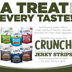 NutriSource Jerky Strips Woodlands Select Recipe Dog Treats, 4-oz