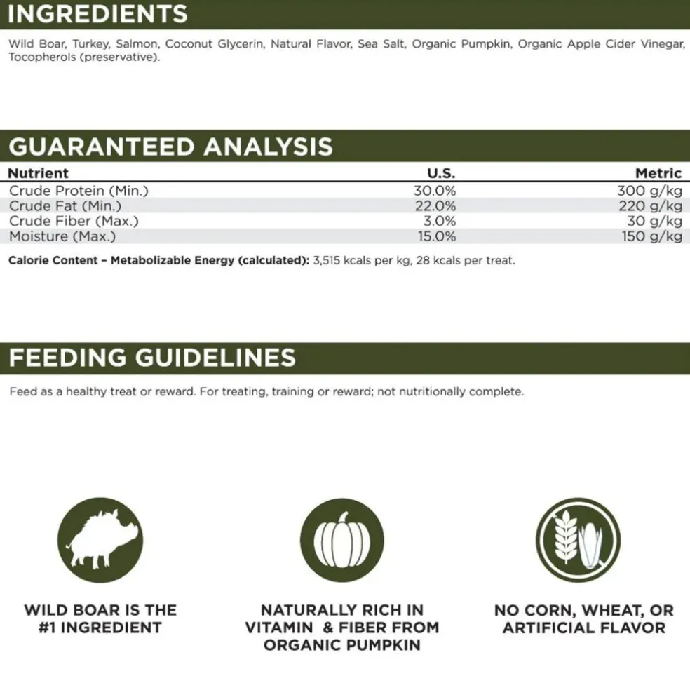 NutriSource Jerky Strips Woodlands Select Recipe Dog Treats, 4-oz