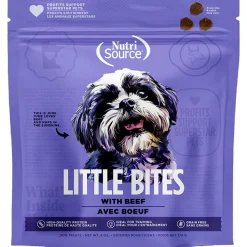 NutriSource Little Bites Grain Free with Beef Dog Treats, 6-oz