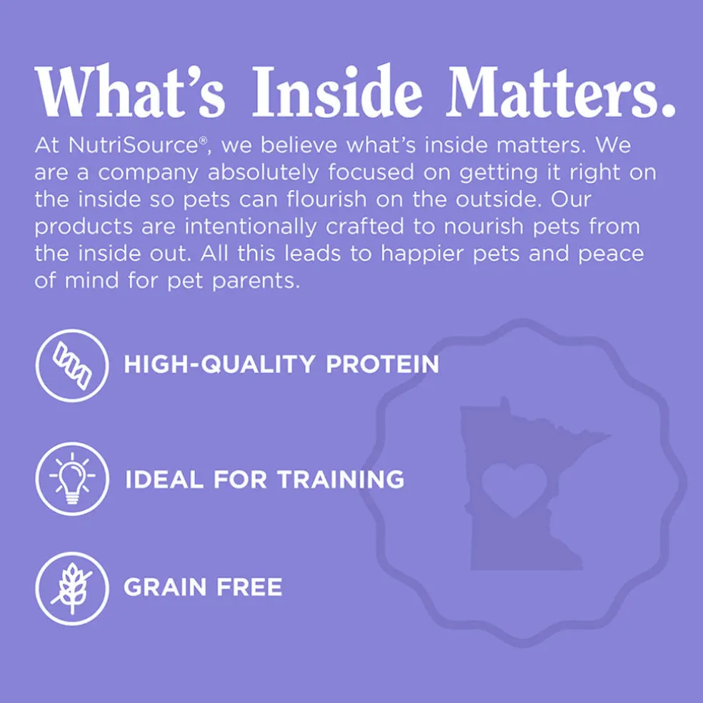 NutriSource Little Bites Grain Free with Beef Dog Treats, 6-oz
