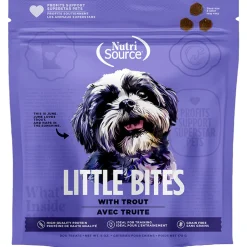 NutriSource Little Bites Grain Free with Trout Dog Treats, 6-oz