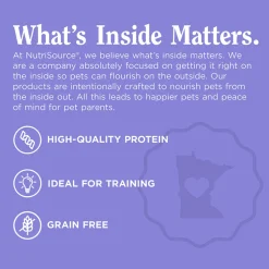 NutriSource Little Bites Grain Free with Trout Dog Treats, 6-oz