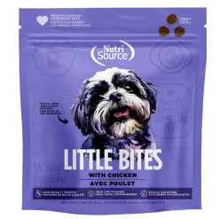 NutriSource Little Bites with Chicken Dog Treats, 6-oz