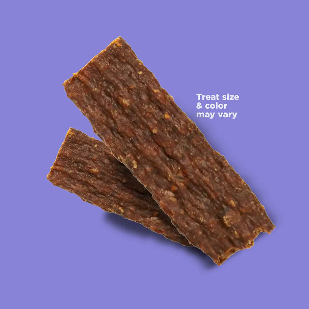 NutriSource PureVita LID Jivin' Jerky Salmon Recipe Dog Treats, 4-oz