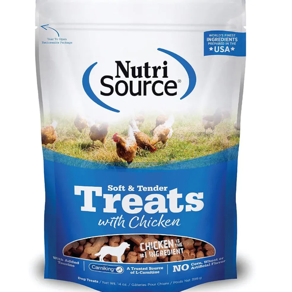NutriSource Soft Tender Dog Treats with Chicken (14 oz)